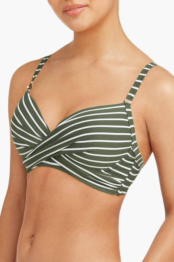 Sea Level Chamarel Cross Front Moulded Underwire Bra